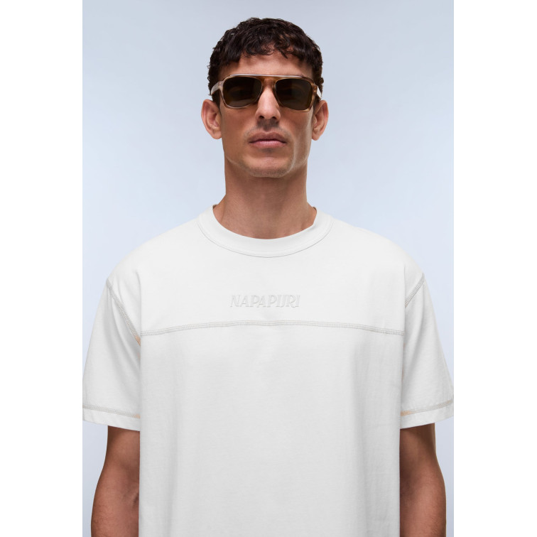 CAMISETA ESPALDA ESTAMPADA HOMBRE NAPAPIJRI UMBRA FIT OVERSIZED