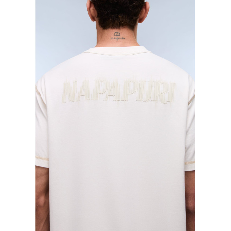 CAMISETA ESPALDA ESTAMPADA HOMBRE NAPAPIJRI UMBRA FIT OVERSIZED
