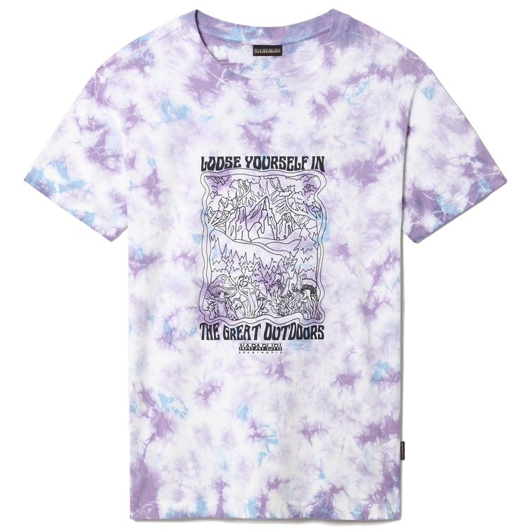 CAMISETA CON ESTAMPADO TIE-DYE HOMBRE NAPAPIJRI PLAN