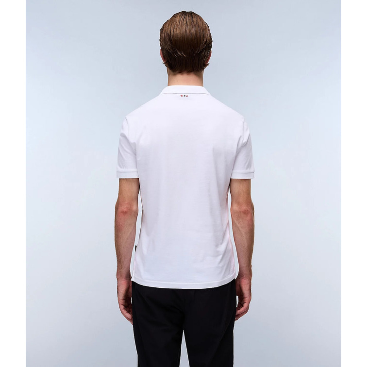 POLO HOMBRE  NAPAPIJRI ELBAS JERSEY 002 BRIGHT WHITE