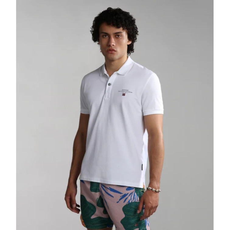 POLO BÁSICO DE MANGA CORTA HOMBRE NAPAPIJRI ELBAS