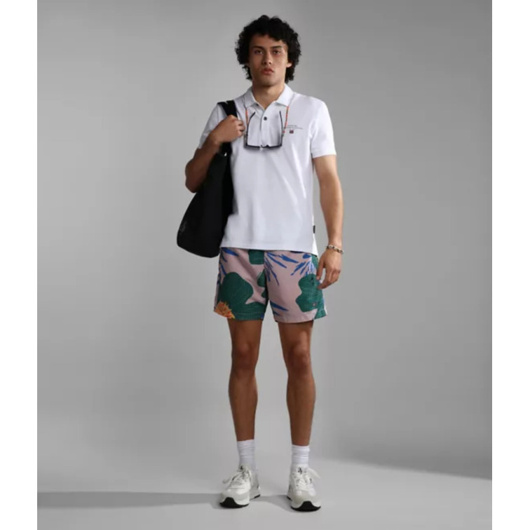 POLO BÁSICO DE MANGA CORTA HOMBRE NAPAPIJRI ELBAS