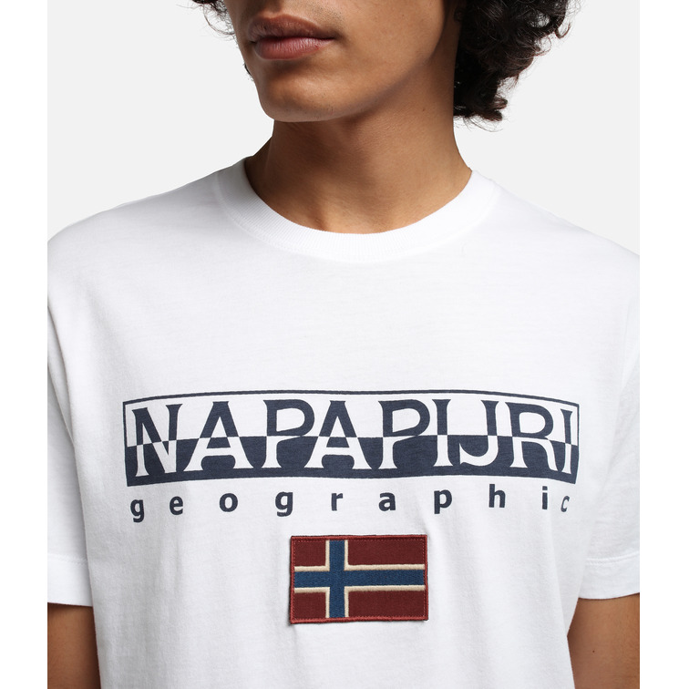 CAMISETA CON PARCHE CON LOGO HOMBRE NAPAPIJRI AYAS