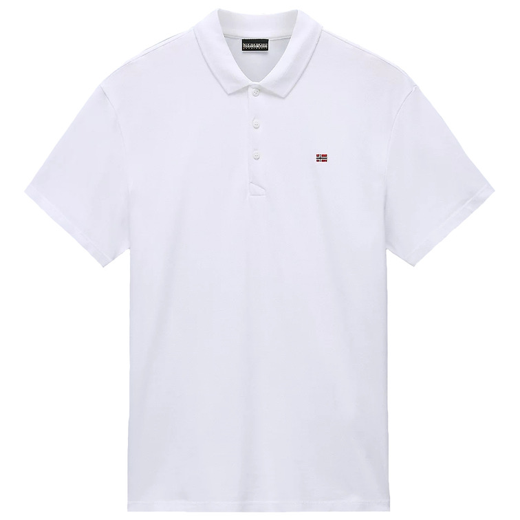 POLO HOMBRE  NAPAPIJRI EALIS SS SUM 002 BRIGHT WHITE