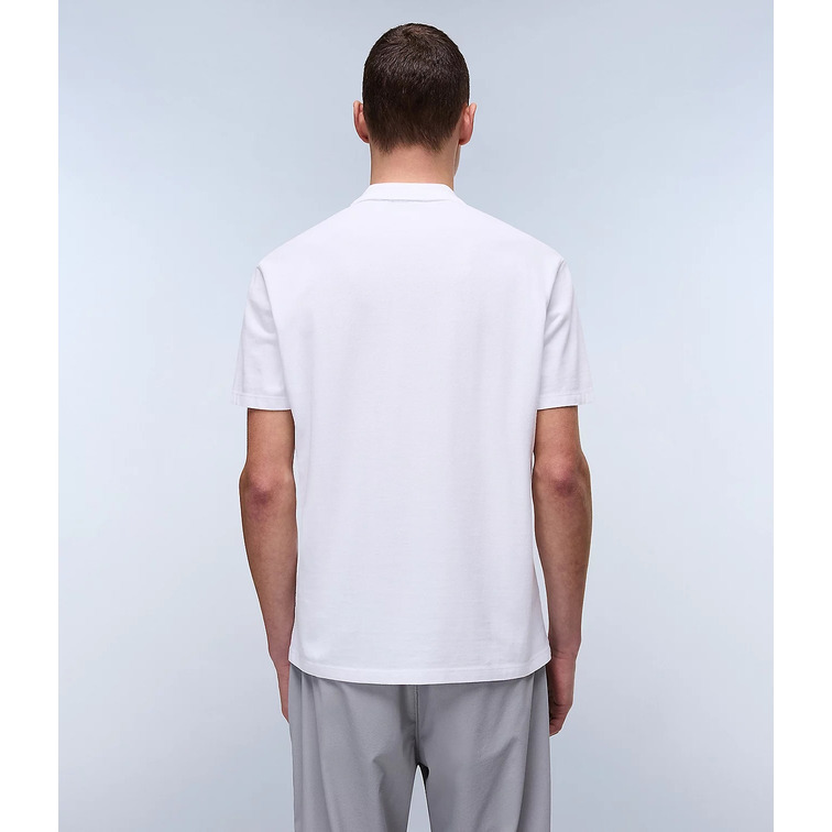 POLO HOMBRE  NAPAPIJRI EALIS SS SUM 002 BRIGHT WHITE