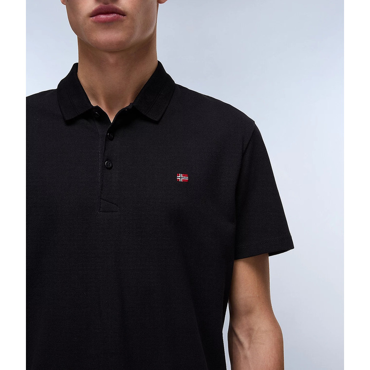 POLO HOMBRE  NAPAPIJRI EALIS SS SUM 041 BLACK