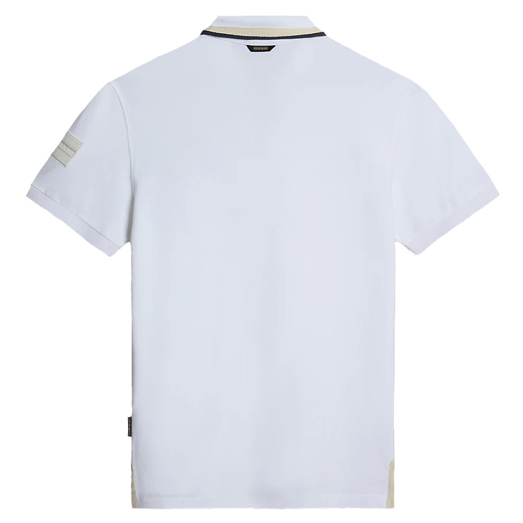 POLO HOMBRE  NAPAPIJRI GANDY 4 BRIGHT WHITE 002