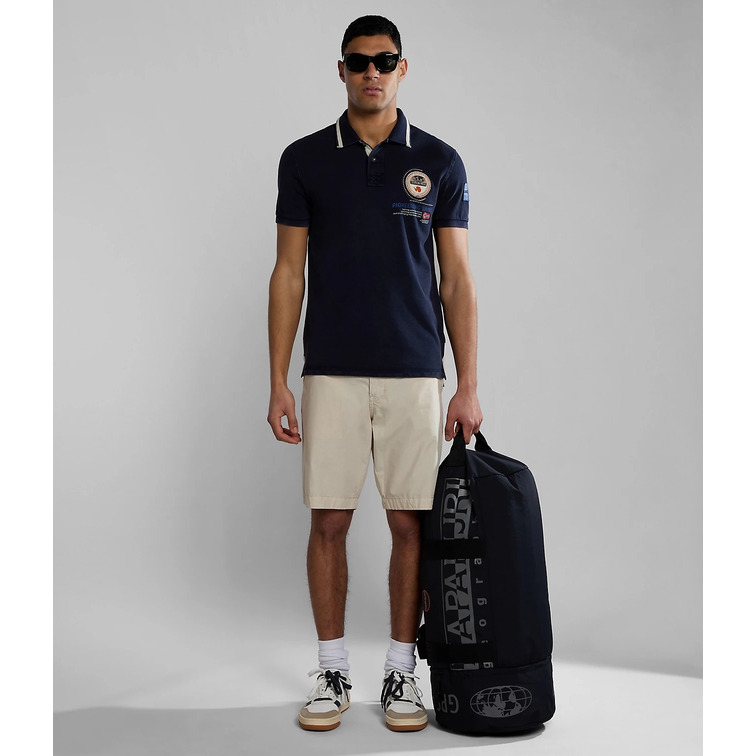 POLO HOMBRE  NAPAPIJRI GANDY 4 BLU MARINE