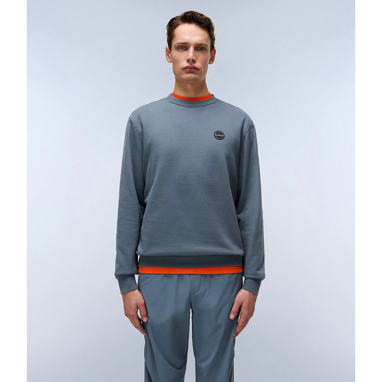 SUDADERA HOMBRE  NAPAPIJRI B-BADGE C SUM G1Y STORMY WEAT