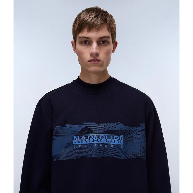 SUDADERA HOMBRE  NAPAPIJRI B-VANNI C 176 BLU MARINE