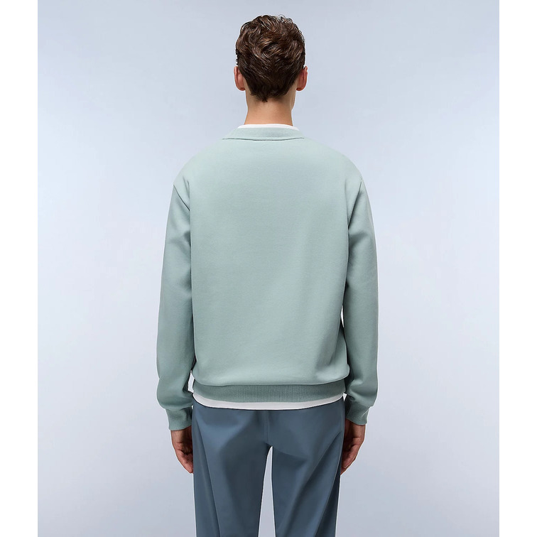 SUDADERA HOMBRE  NAPAPIJRI B-VANNI C G1X GREEN MIL G1X