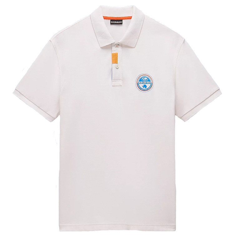 POLO HOMBRE  NAPAPIJRI E-CLANIS SS N1A WHITE WHISPER