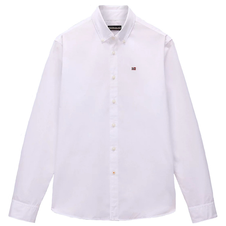 CAMISA HOMBRE  NAPAPIJRI G-TERRA LS 002 BRIGHT WHITE