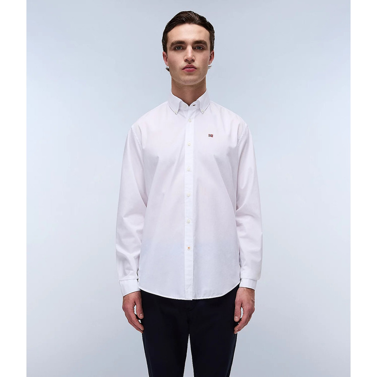 CAMISA HOMBRE  NAPAPIJRI G-TERRA LS 002 BRIGHT WHITE