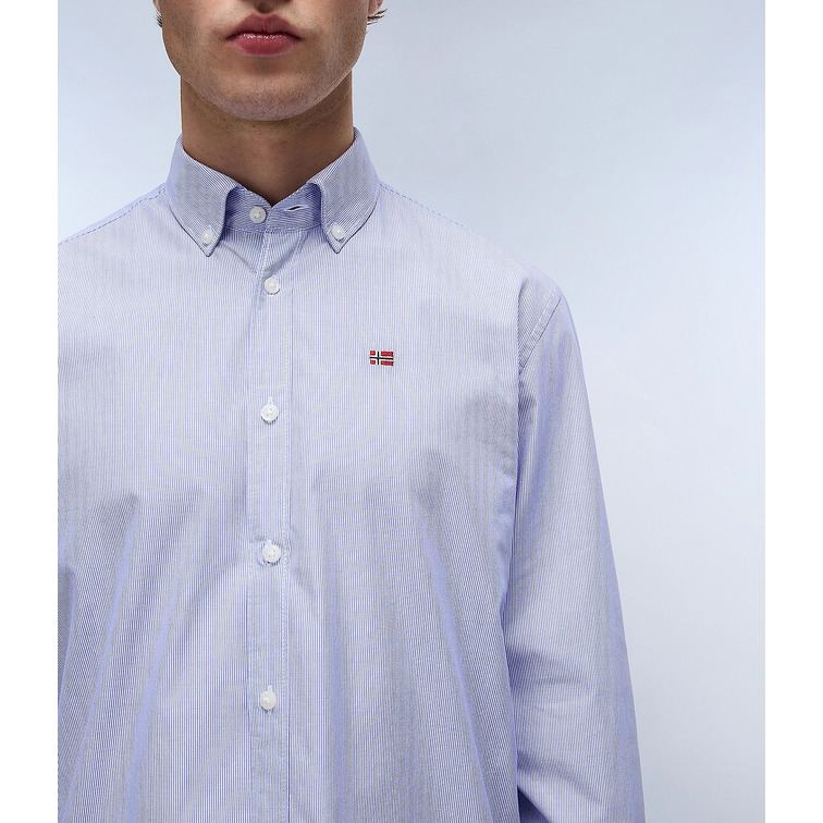 CAMISA HOMBRE  NAPAPIJRI G-TERRA LS SB1 STRIPE SB1