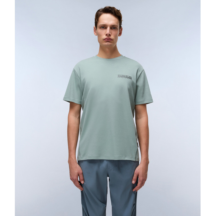 CAMISETA HOMBRE  NAPAPIJRI S-VANNI SS G1X GREEN MIL G1X