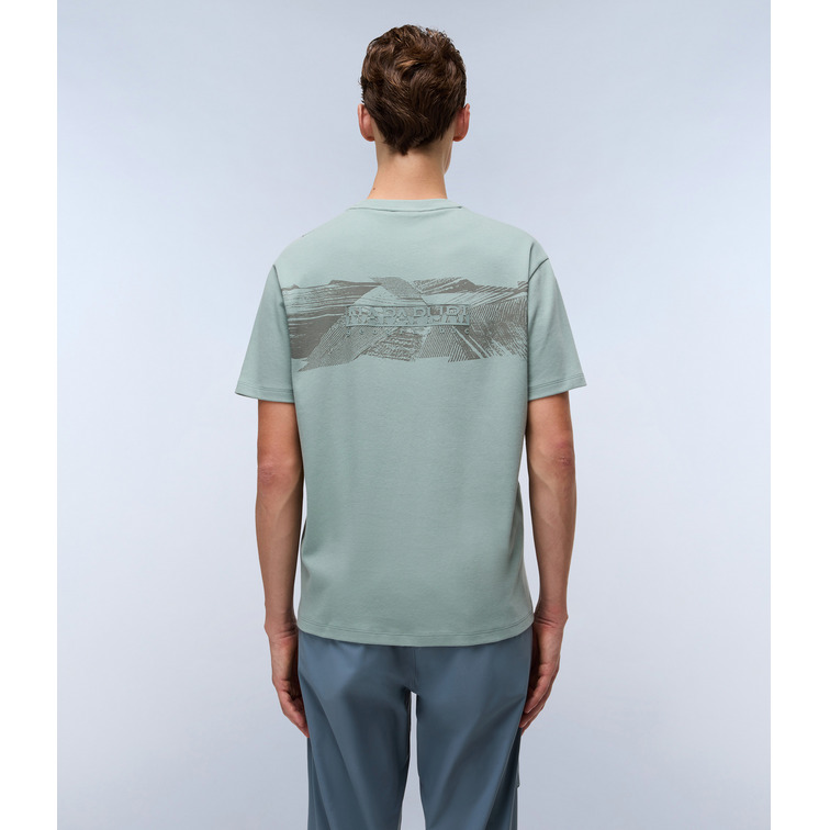 CAMISETA HOMBRE  NAPAPIJRI S-VANNI SS G1X GREEN MIL G1X