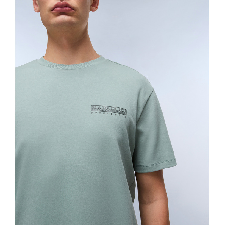 CAMISETA HOMBRE  NAPAPIJRI S-VANNI SS G1X GREEN MIL G1X