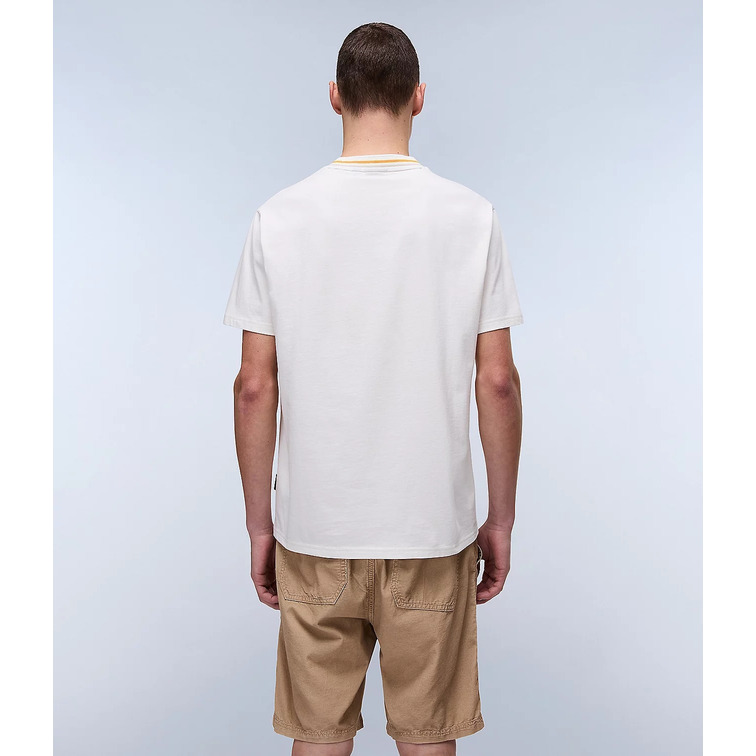 CAMISETA HOMBRE  NAPAPIJRI S-MURLO SS N1A WHITE WHISPER