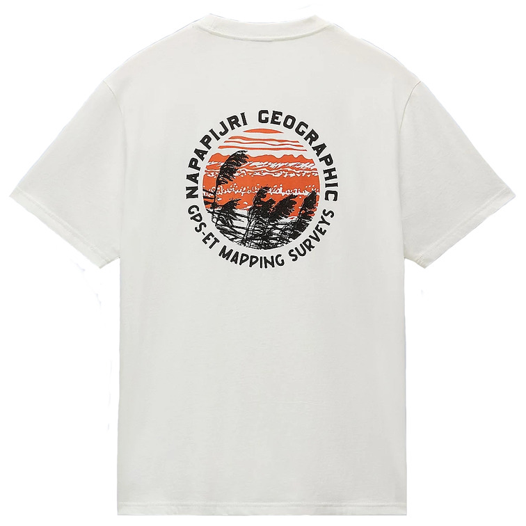 CAMISETA HOMBRE  NAPAPIJRI S-VIGNONI BACK SS 206 WHITE HE