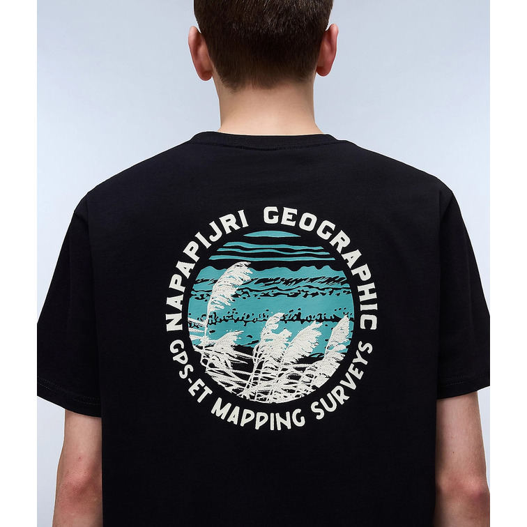 CAMISETA HOMBRE  NAPAPIJRI S-VIGNONI BACK SS 941 BLACK BE