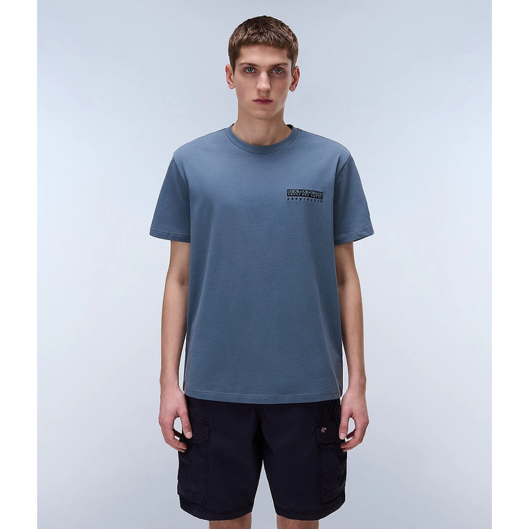 CAMISETA HOMBRE  NAPAPIJRI S-VIGNONI BACK SS G1Y STORMY W