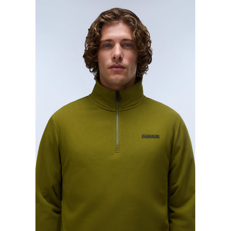 SUDADERA MEDIA CREMALLERA HOMBRE NAPAPIJRI EN FRENCH TERRY