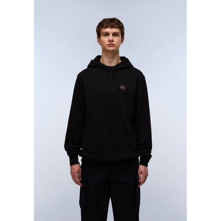SUDADERA HOMBRE  NAPAPIJRI B-BADGE H BLACK BEAUTY