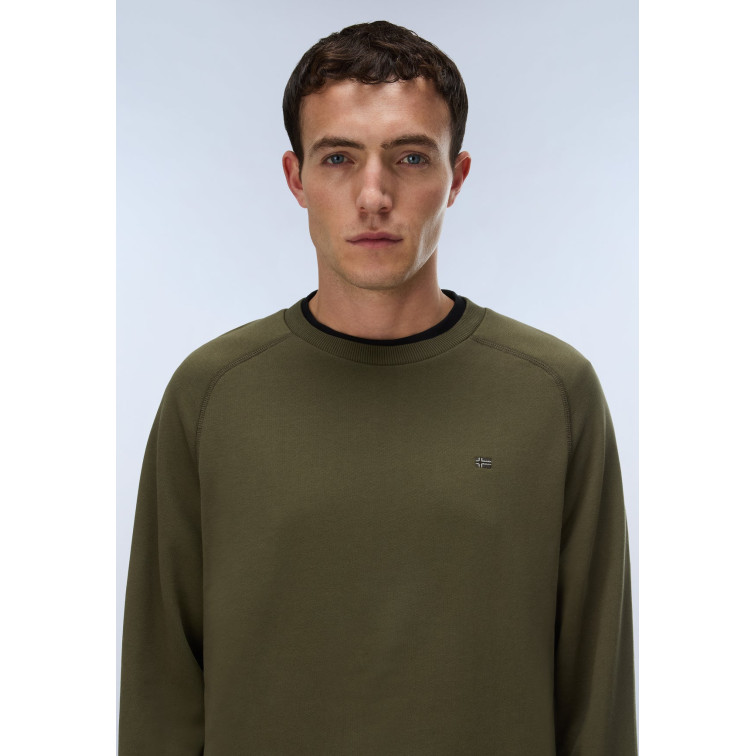 SUDADERA CUELLO REDONDO HOMBRE NAPAPIJRI EN FRENCH TERRY