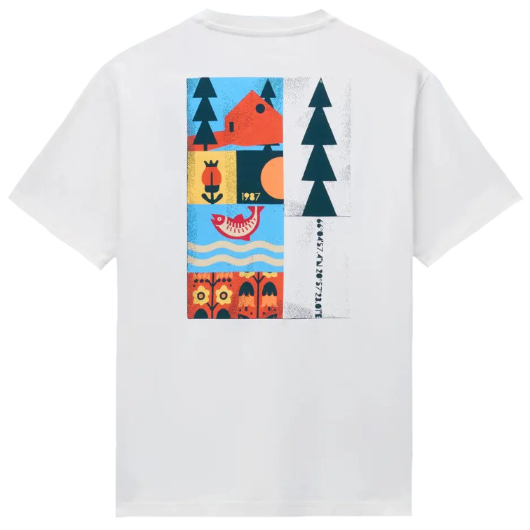 CAMISETA ESPALDA ESTAMPADA HOMBRE NAPAPIJRI FIT REGULAR