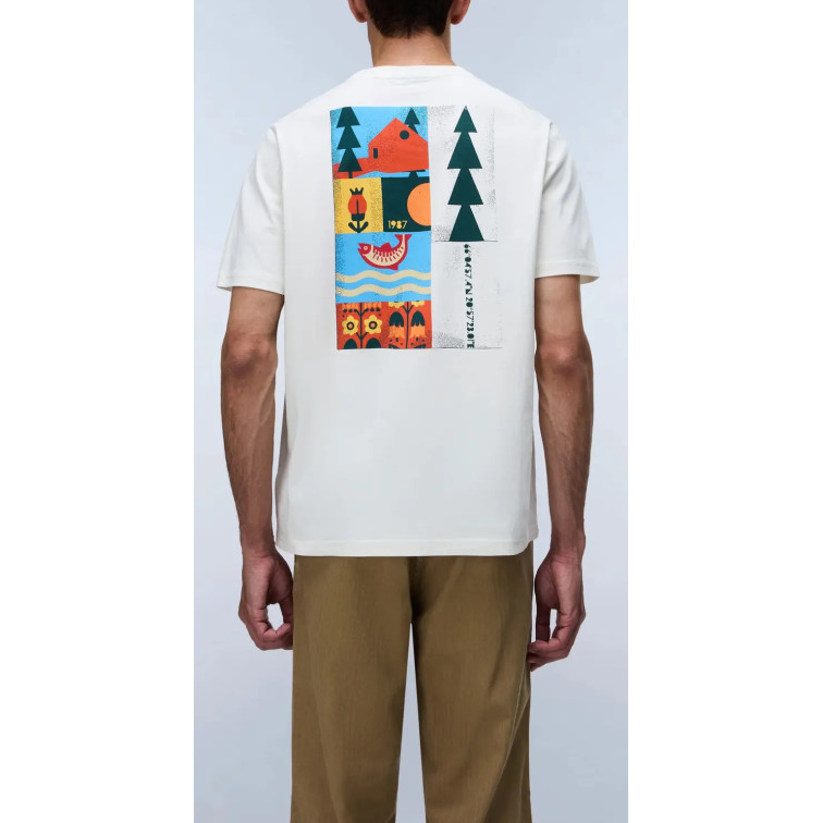 CAMISETA ESPALDA ESTAMPADA HOMBRE NAPAPIJRI FIT REGULAR