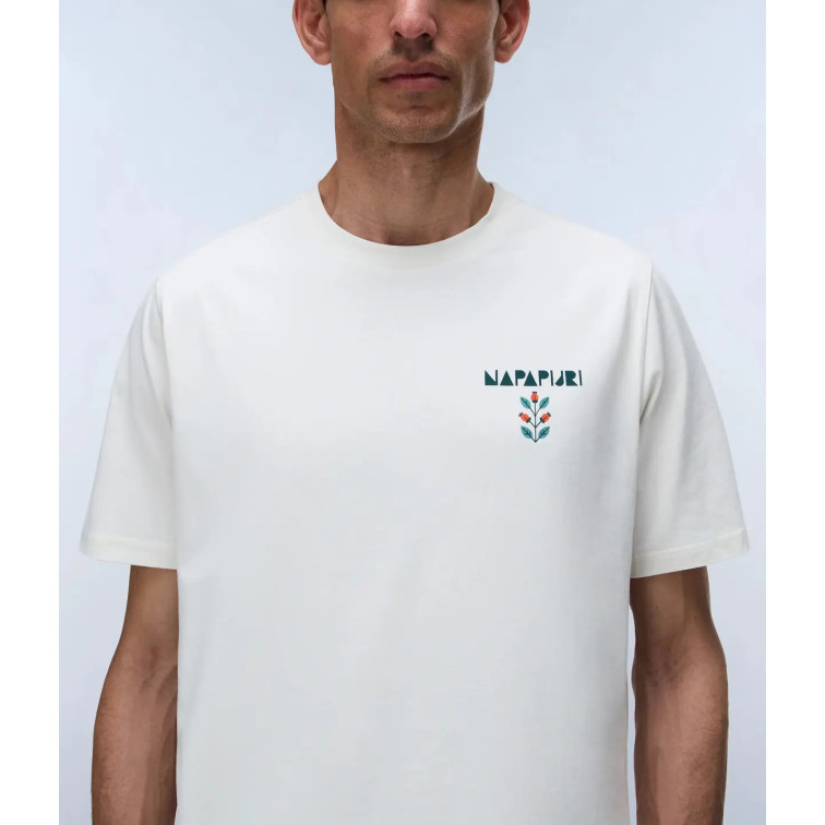 CAMISETA ESPALDA ESTAMPADA HOMBRE NAPAPIJRI FIT REGULAR