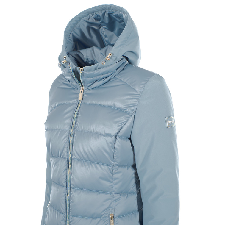 CAZADORA ACOLCHADA MUJER YES ZEE CON CAPUCHA