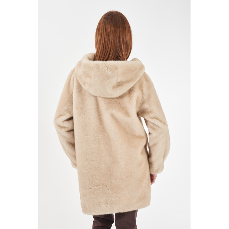 ABRIGO MUJER  YES ZEE CAPPOTTO DONNA CON CAPPUCCIO