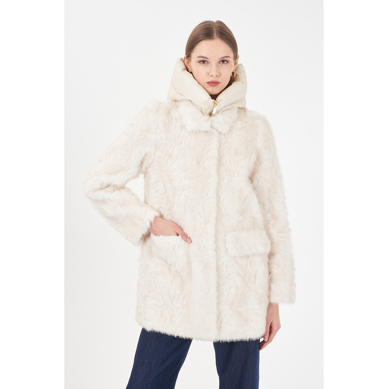 ABRIGO MUJER  YES ZEE CAPPOTTO DONNA CON FINTO GILET
