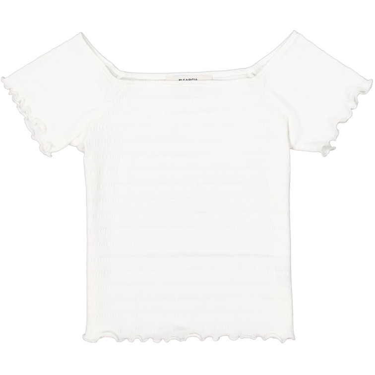 CAMISETA CON VOLANTES NIÑA GARCIA JEANS