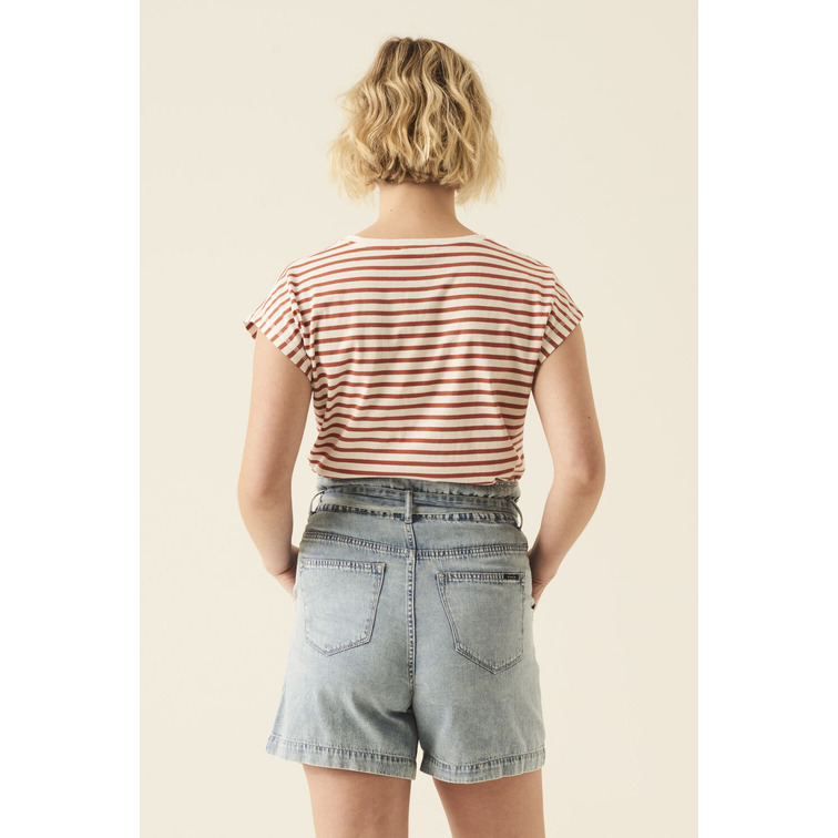 CAMISETA A RAYAS MUJER GARCIA JEANS