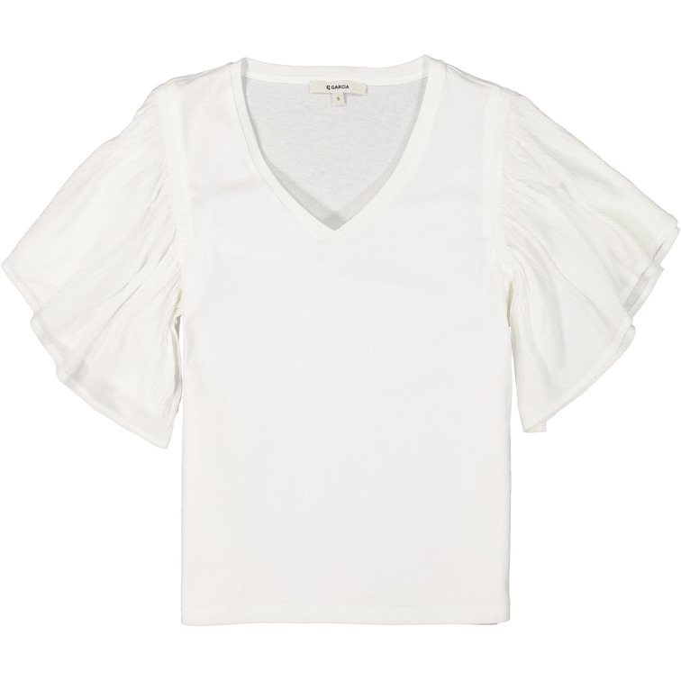 CAMISETA CON MANGAS MARIPOSA MUJER GARCIA JEANS