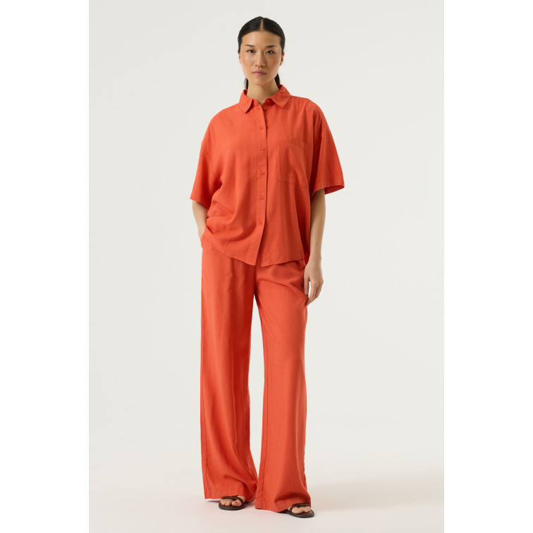 CAMISA MANGA MUJER MUJER GARCIA JEANS CON BOLSILLO
