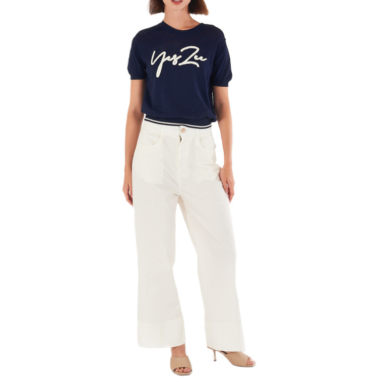 PANTALÓN MUJER  YES ZEE PANTALONE DONNA WORK, ZAMPA, P