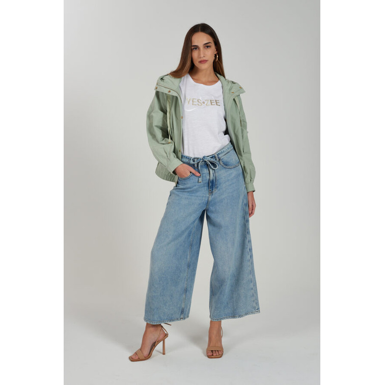 PANTALÓN MUJER  YES ZEE PANTALONE DONNA 5 TASCHE CON P