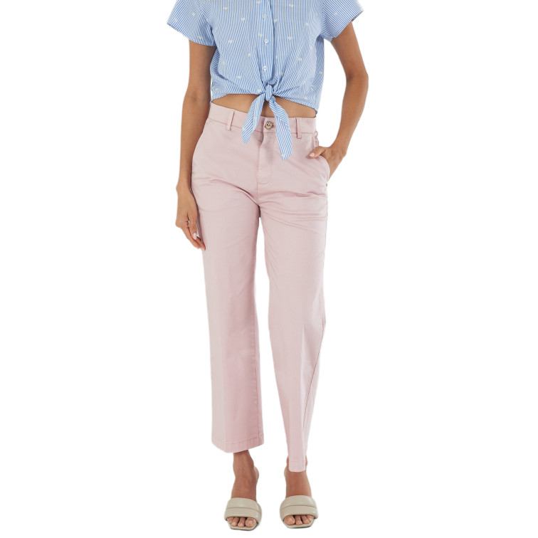 PANTALÓN MUJER  YES ZEE PANTALONE DONNA CHINOS DRITTO