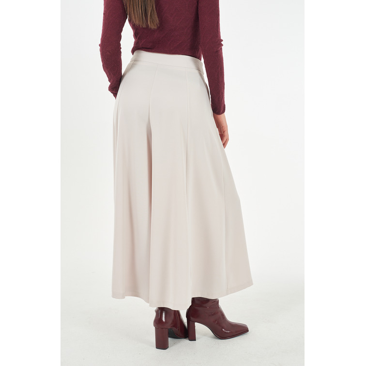 PANTALÓN MUJER YES ZEE PANTAGONNA CON PINCES E MOTIVO