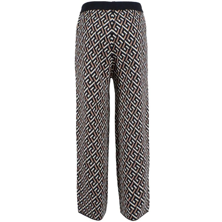 PANTALÓN DE PUNTO ESTAMPADO MUJER YESZEE