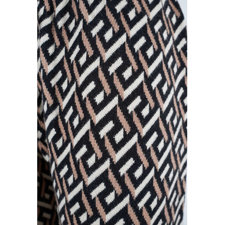 PANTALÓN DE PUNTO ESTAMPADO MUJER YESZEE