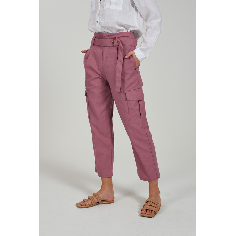 PANTALÓN MUJER  YES ZEE PANTALONE DONNA CARGO IN MISTO