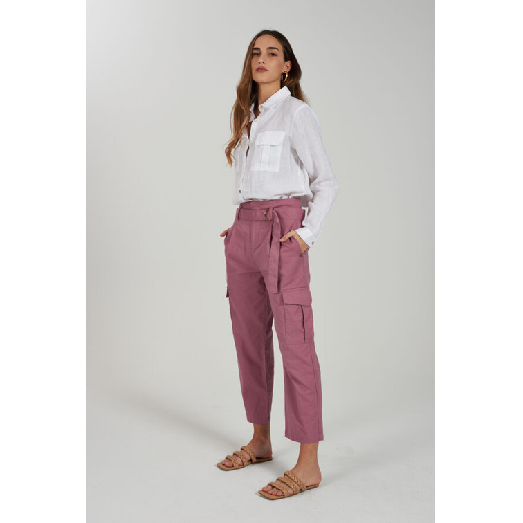 PANTALÓN MUJER  YES ZEE PANTALONE DONNA CARGO IN MISTO