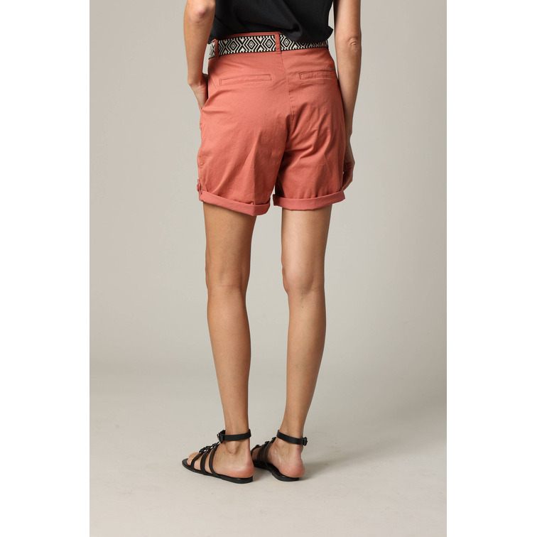 PANTALÓN CORTO MUJER DEELUXE CINTURON ETNICO