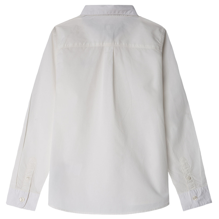 CAMISA POPELÍN NIÑO PEPE JEANS CON LOGO BORDADO