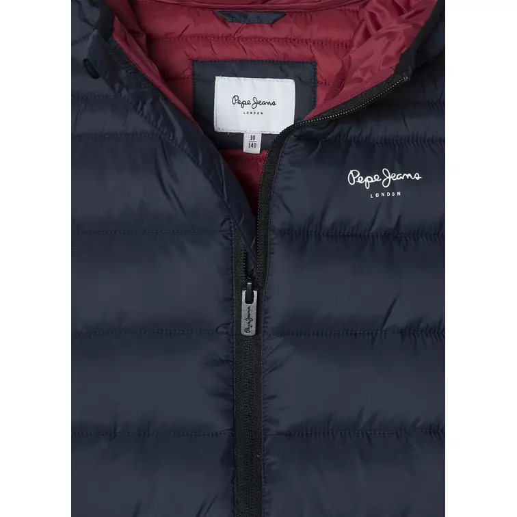 CAZADORA ACOLCHADA NIÑO PEPE JEANS CON CAPUCHA